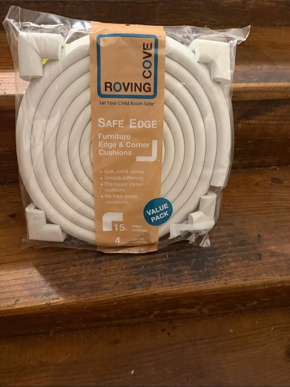 Roving Cove Safe Edge White Furniture Edge & Corner Cushions